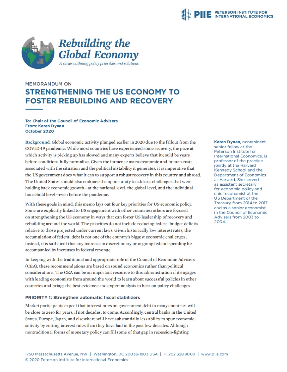 2021年美国重振全球经济的政策重点（英）-彼得森经济研究所_第4页