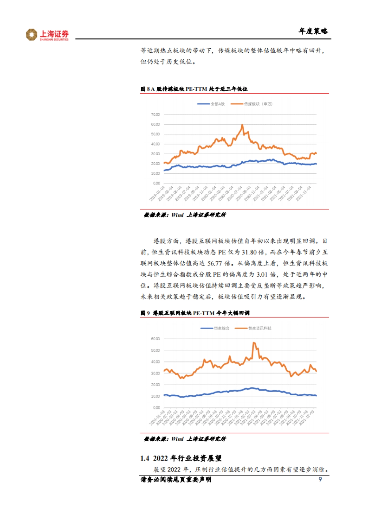 2022年传媒行业年度投资策略：顺应政策导向，数实融合发展-上海证券-42页_第9页