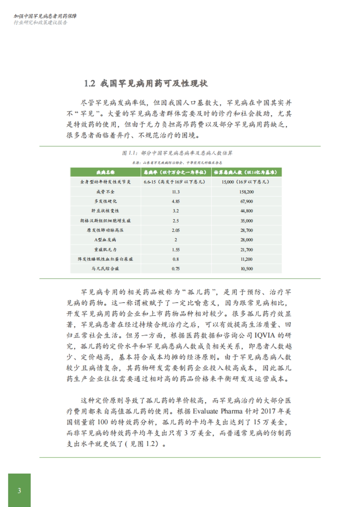 艾社康：加强中国罕见病患者用药保障行业研究和政策建议报告_第10页