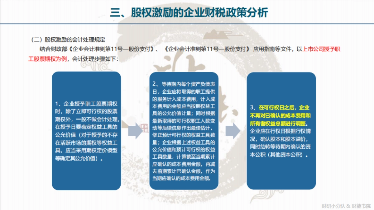 财能会计准则探究系列之——股权激励计划财税政策梳理_第8页