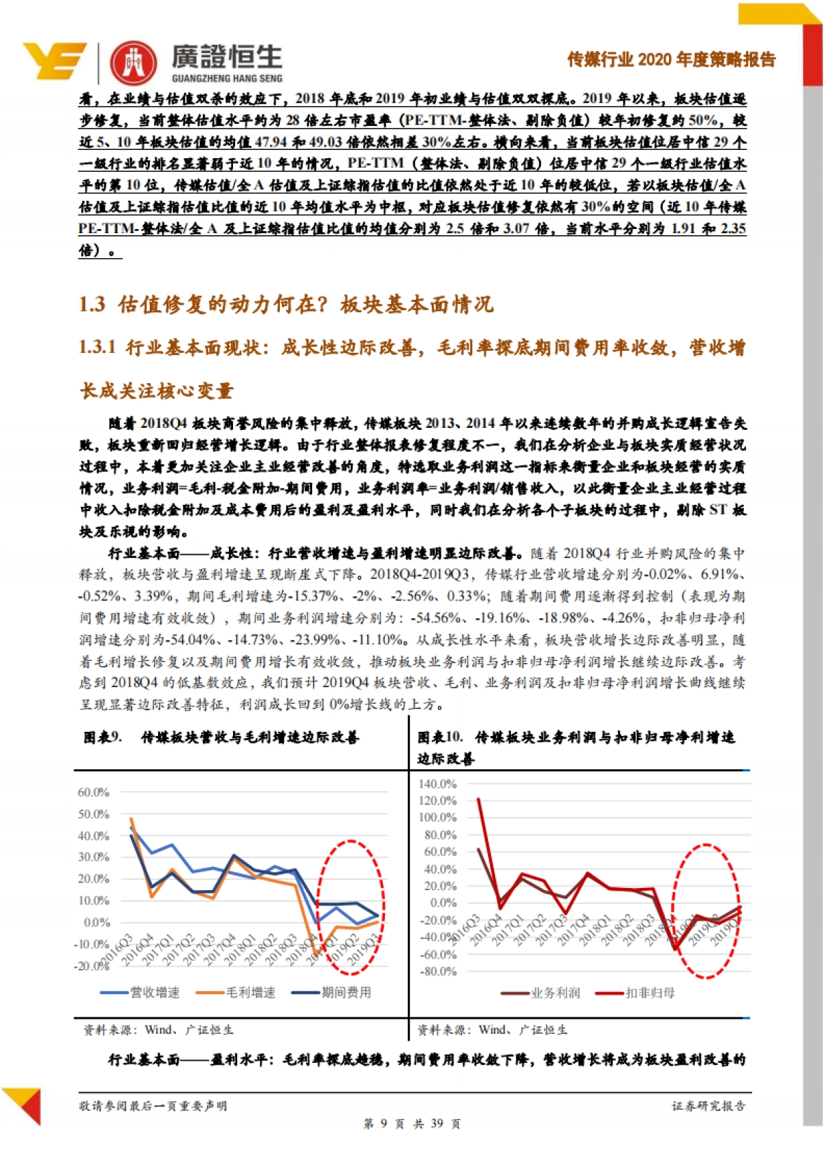 传媒行业2020年度策略报告：基本面边际改善，政策端与技术端趋势双提估值与业绩-广证恒生证券研究所_第9页