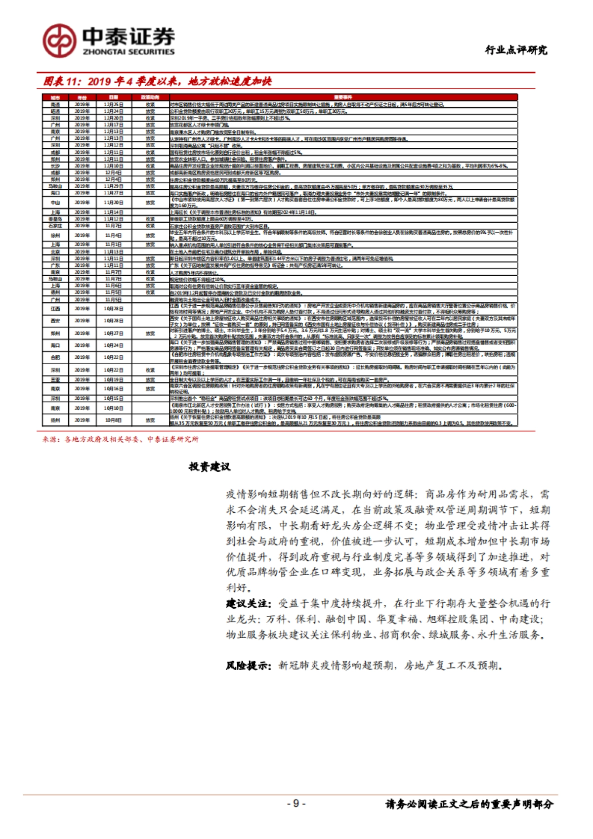 房地产开发：底线思维下，房地产政策放宽值得期待_第9页