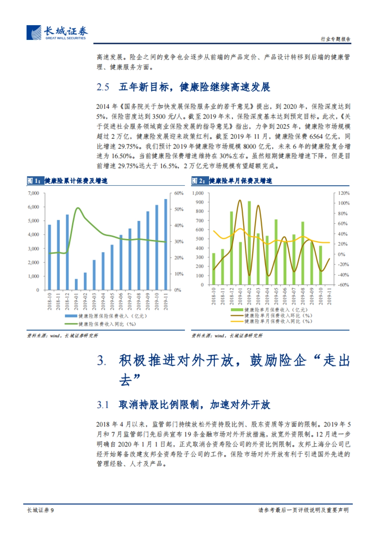 近期保险行业政策及疫情影响的专题评析：政策护航保险发展，疫情长期影响有限-长城证券_第9页