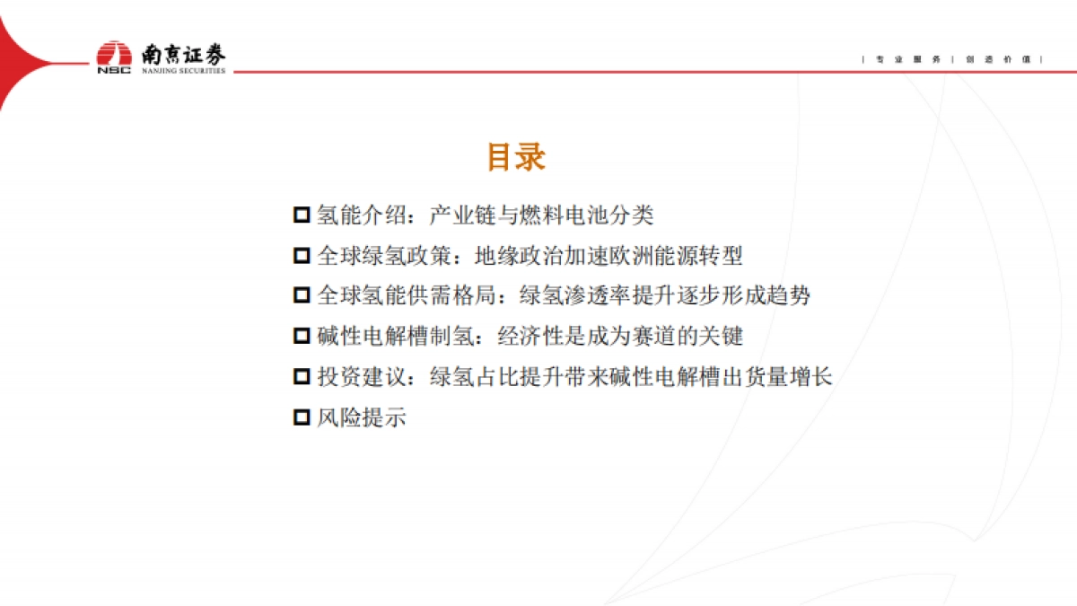 南京证券：氢能行业-地缘政治加速绿色能源转型_第3页