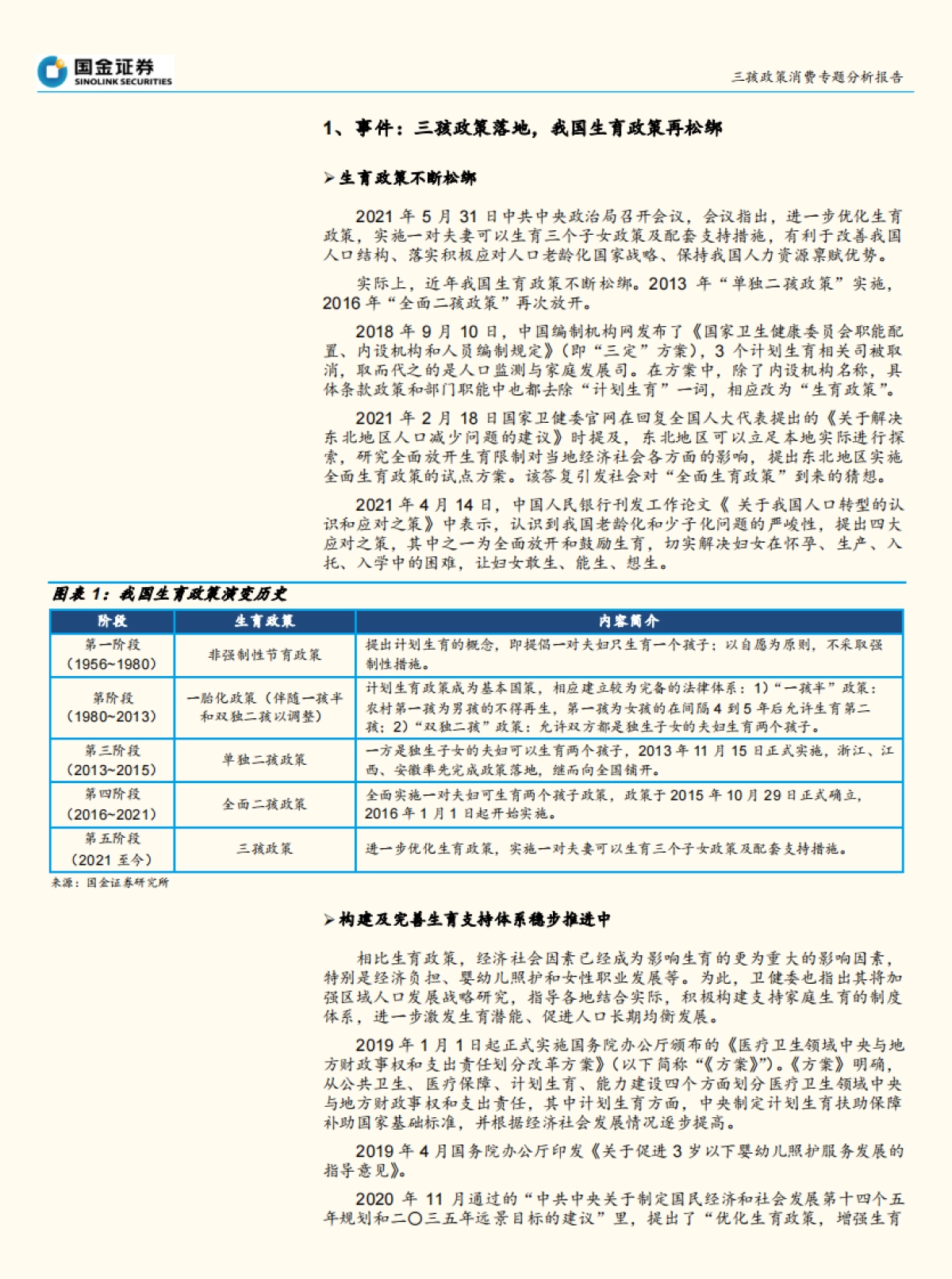 三孩政策消费行业专题分析报告:三孩政策落地,婴童相关消费迎发展机遇-国金证券_第4页