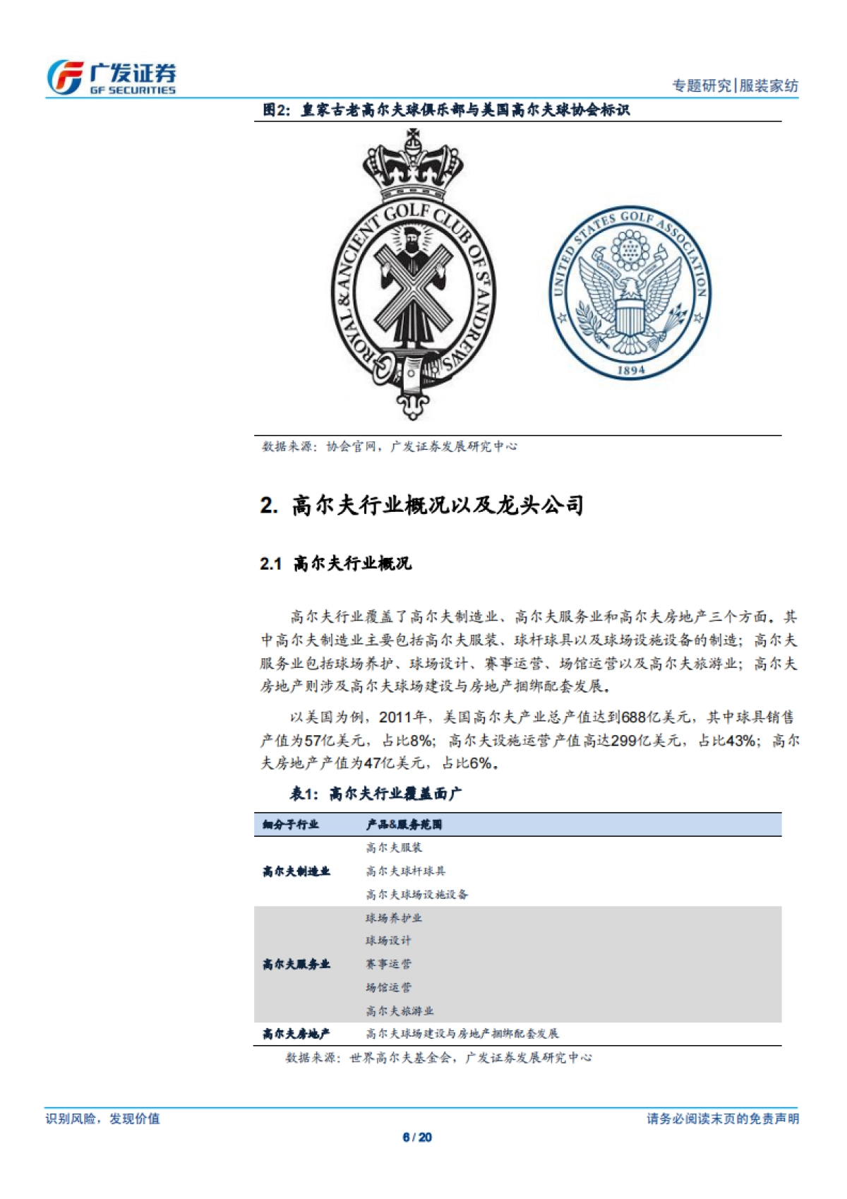 受回归奥运及政策利好推动,我国高尔夫行业有望快速发展-广发证券-20页_第6页