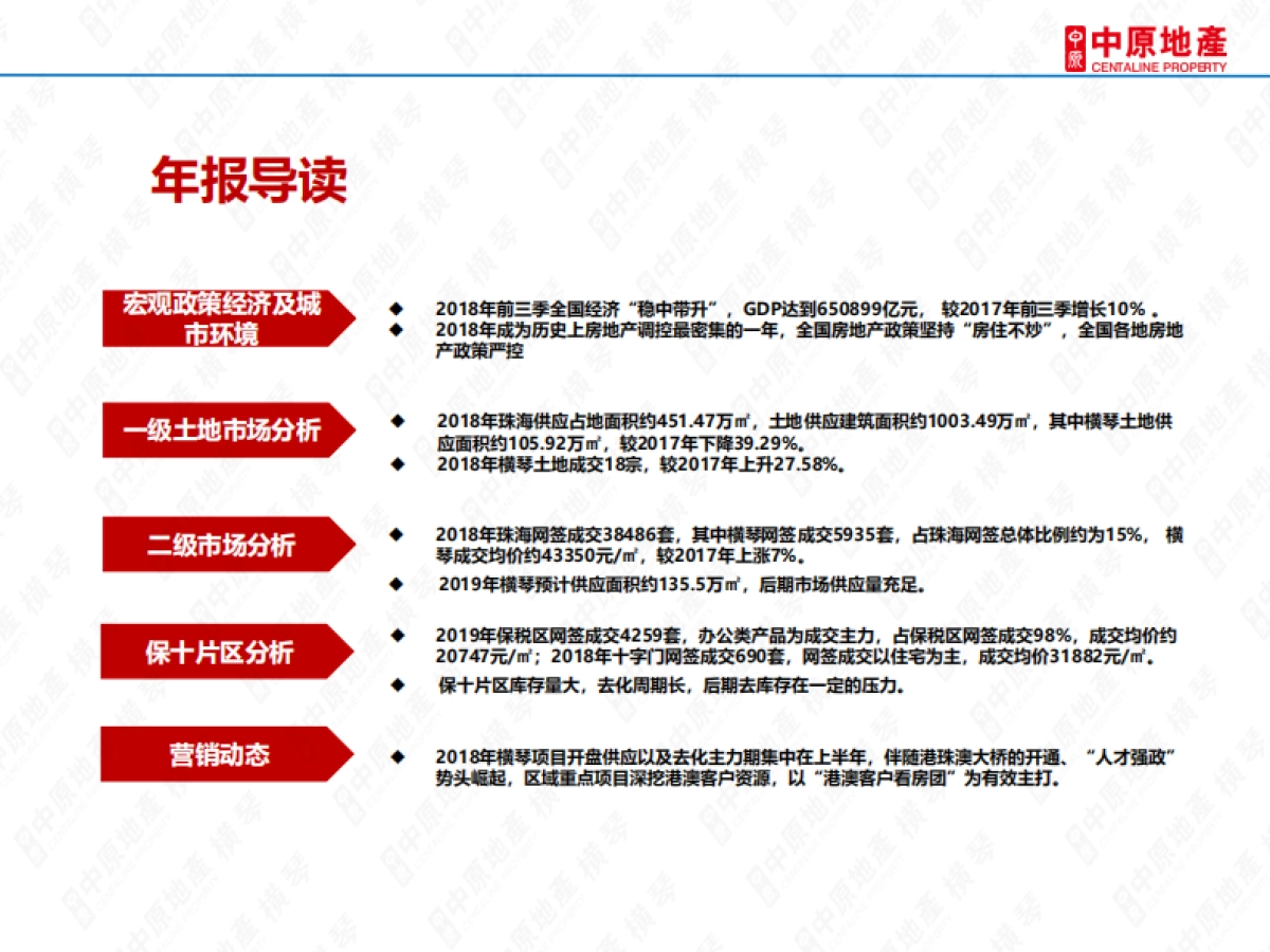 房地产市场报告-横戈跃马跨旧秽，琴瑟载歌迎亥岁-横琴2018年房地产市场年报——横琴中原_第2页
