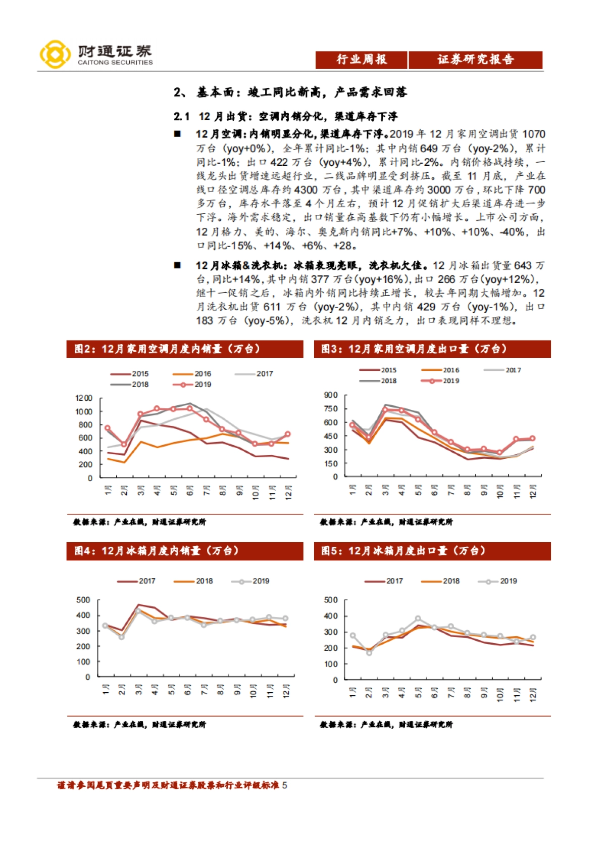 家电研究周报(W6):行情驱动力或在财报确定性_第5页