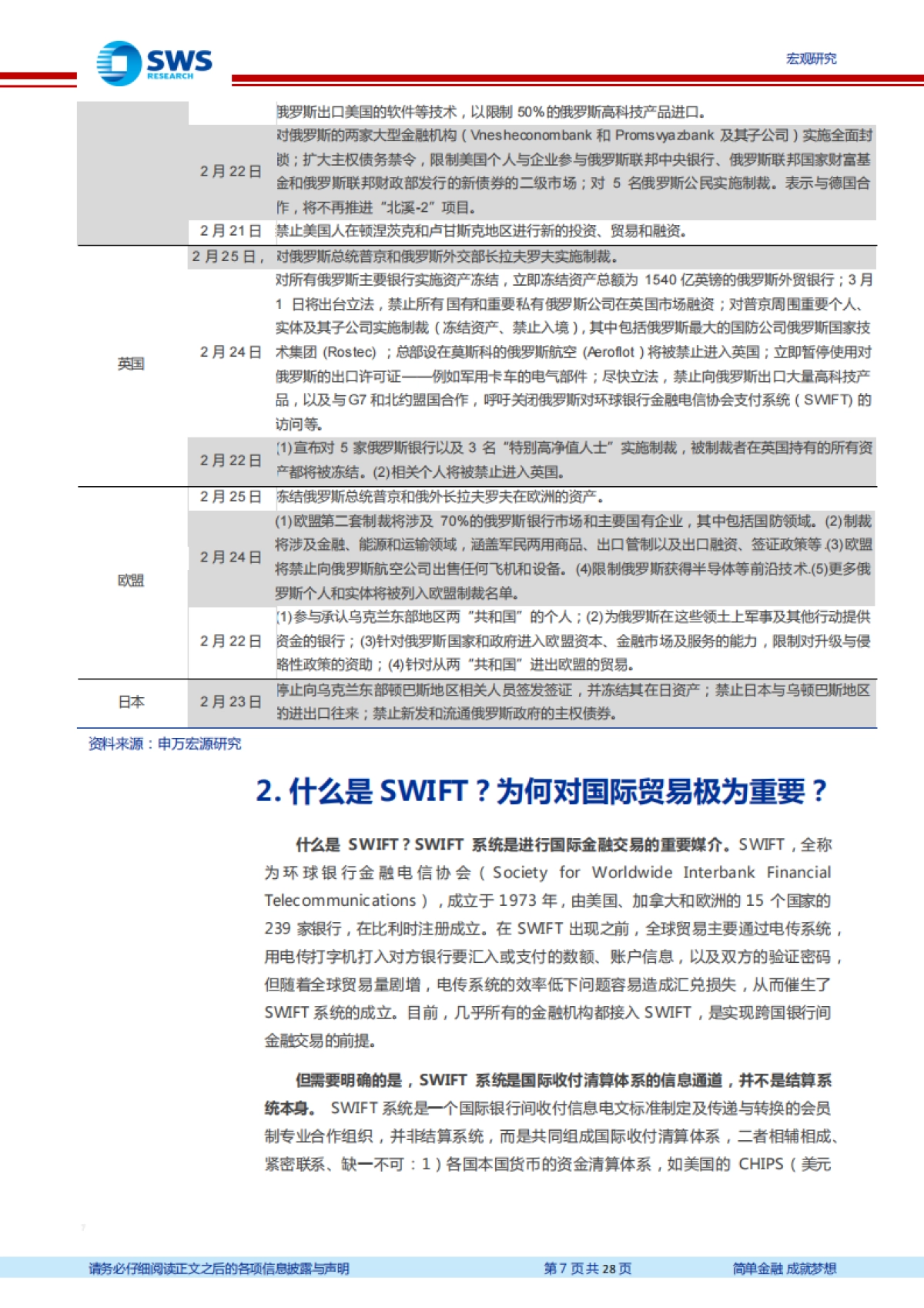全球宏观周报·第56期：乌克兰、SWIFT与全球多层次宏观影响_第7页