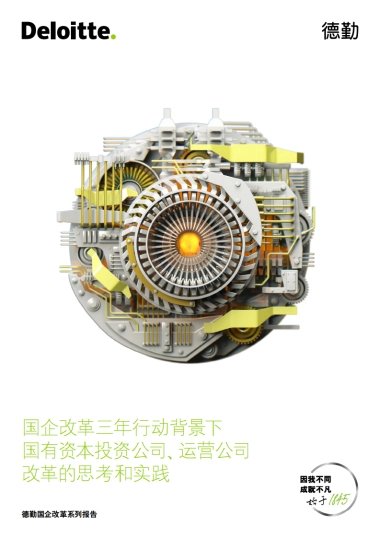 国企改革三年行动背景下国有资本投资公司、运营公司改革的思考和实践-德勤-24页