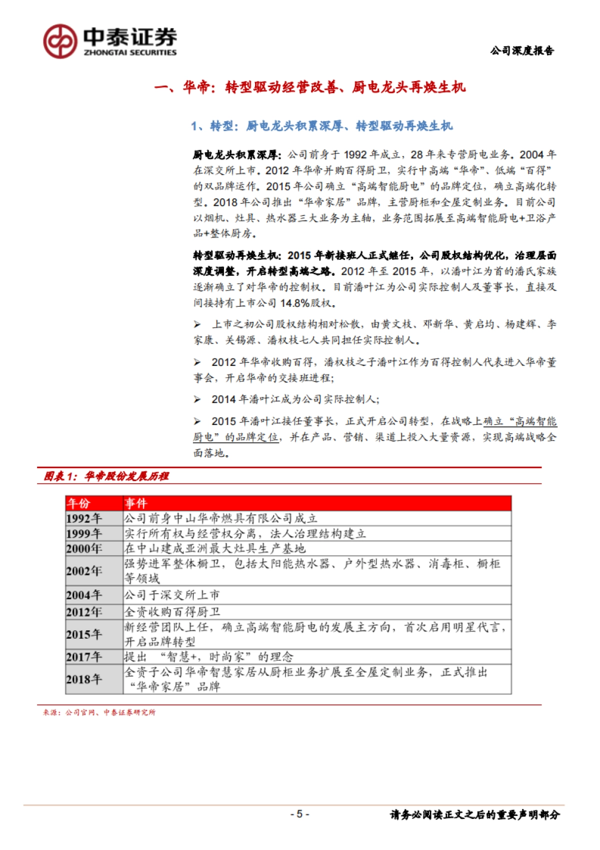 华帝股份(002035)公司深度报告-家电-厨电- 拐点将至、改善持续_第5页