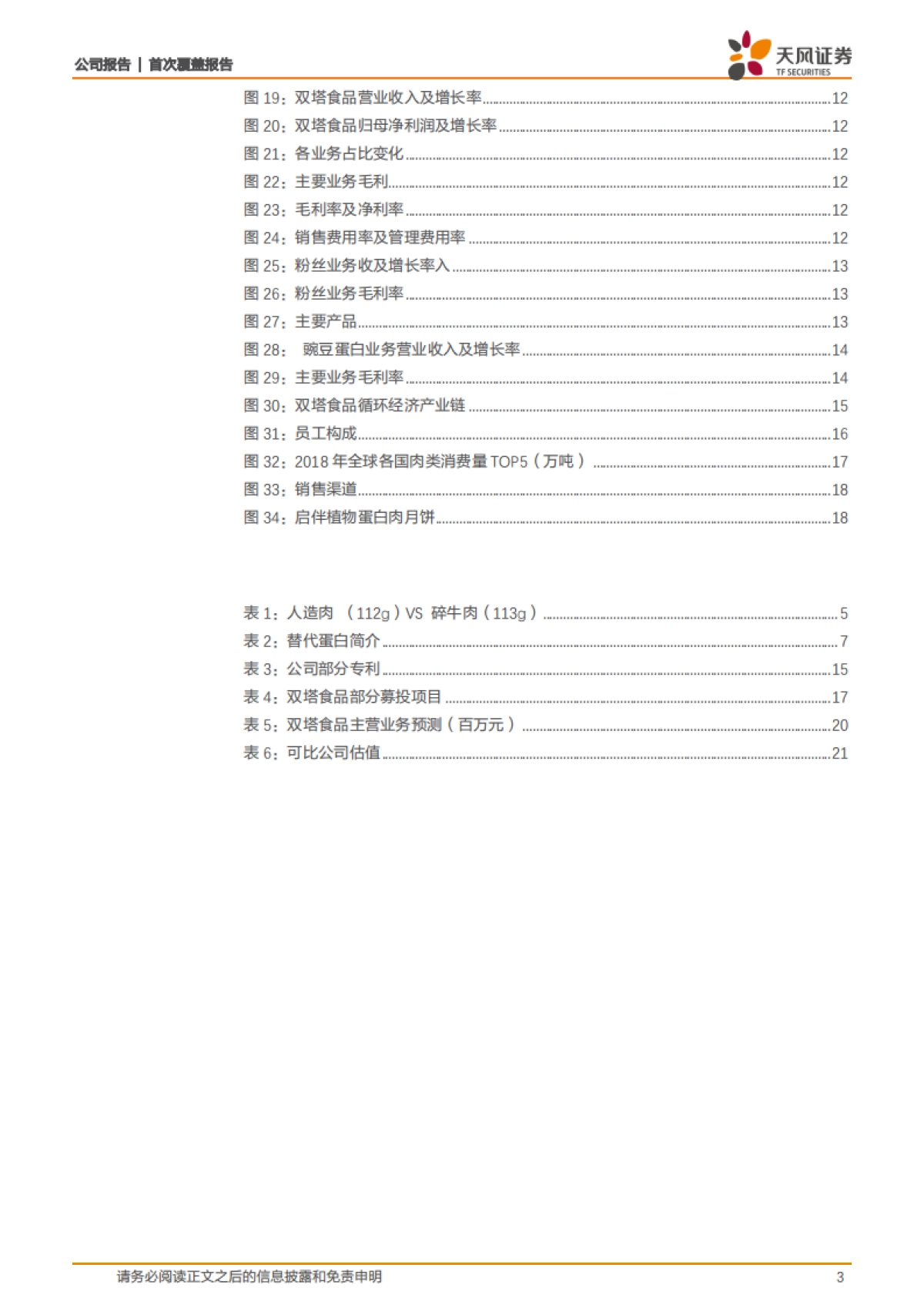 双塔食品公司深度报告-人造肉-豌豆蛋白衍生强附加值，人造肉蓝海中的革命和引领_第3页
