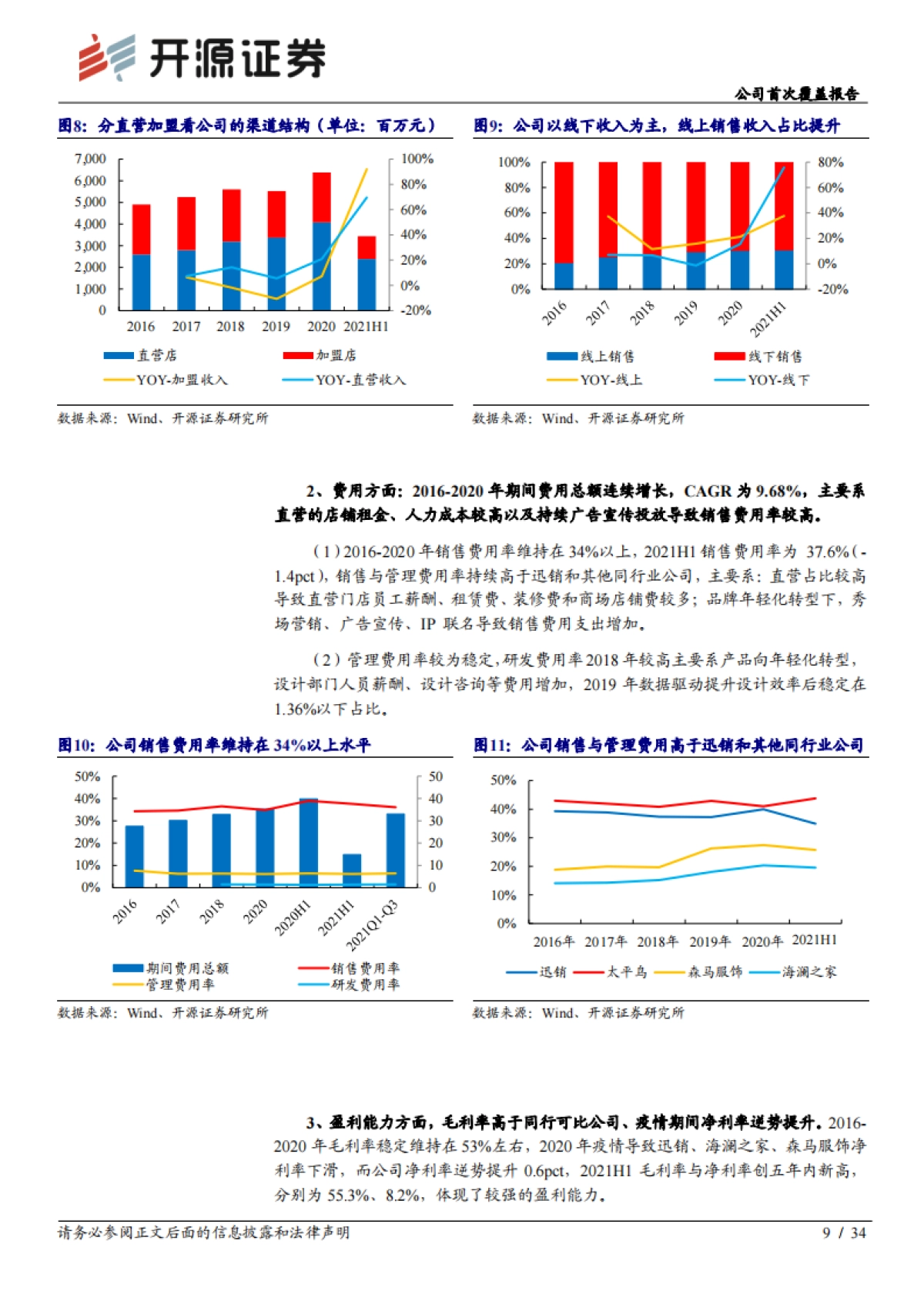 太平鸟-公司首次覆盖报告：品牌渠道双变革释放红利，数字化巩固时尚龙头地位-开源证券_第9页