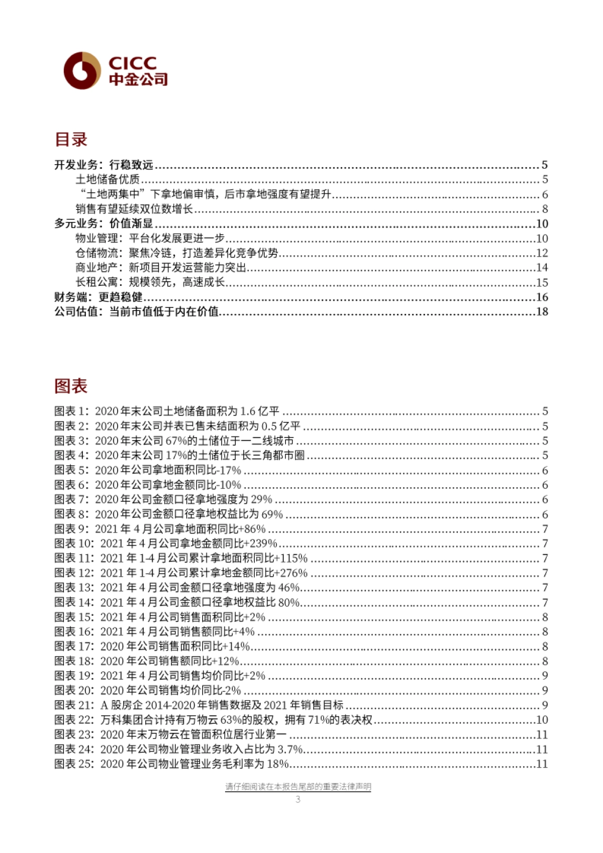 万科A：守正出奇，顺势而为-中金公司-22页_第3页