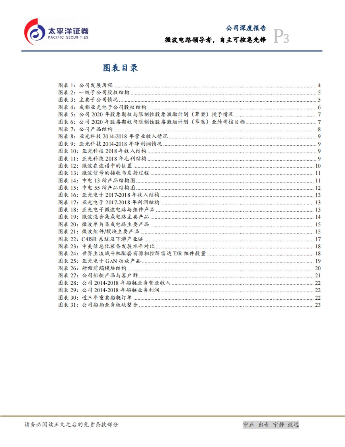 亚光科技公司研究报告-军用电子-微波电路领导者，自主可控急先锋_第3页