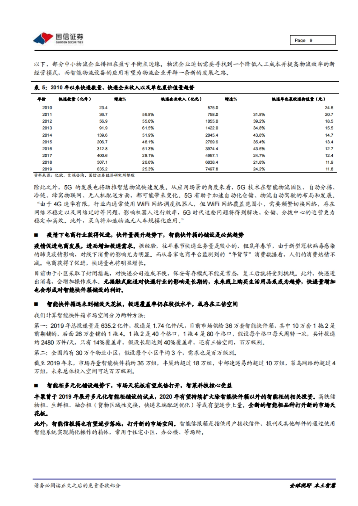 智莱科技公司研究报告：智能快件箱领先企业，下游资本开支爆发与柜体多元化趋势驱动业绩高增长_第9页