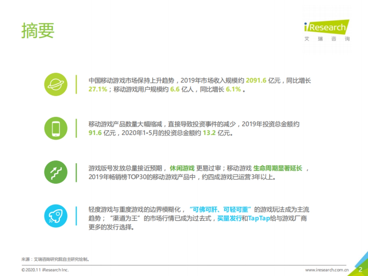 【艾瑞咨询】2020年中国移动游戏行业研究报告_第2页