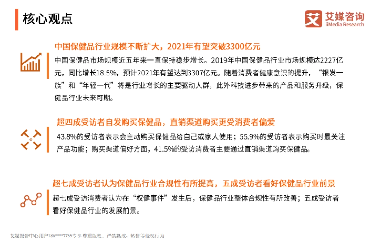 2019-2020中国保健品行业研究报告-艾媒咨询-50页_第3页
