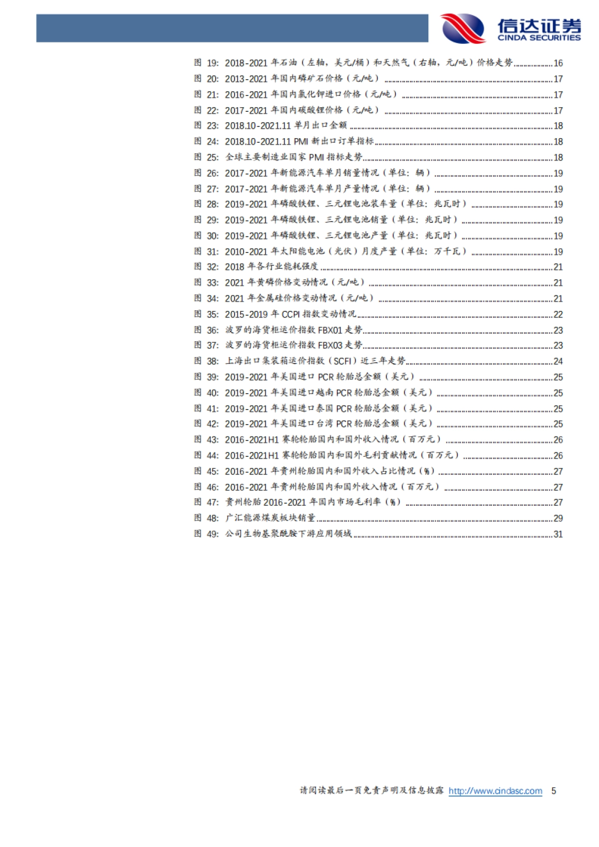 化工行业2022年度策略报告：回归成长！_第5页
