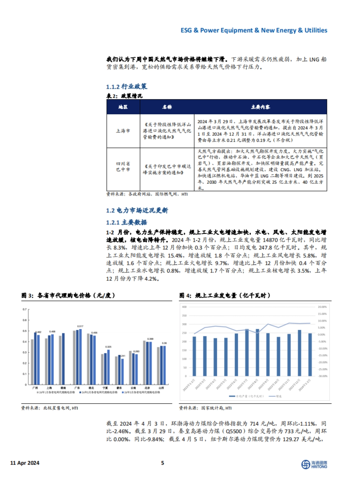 全球能源行业与ESG:美国电力需求高增,中国电网投资维持高景气度_第5页