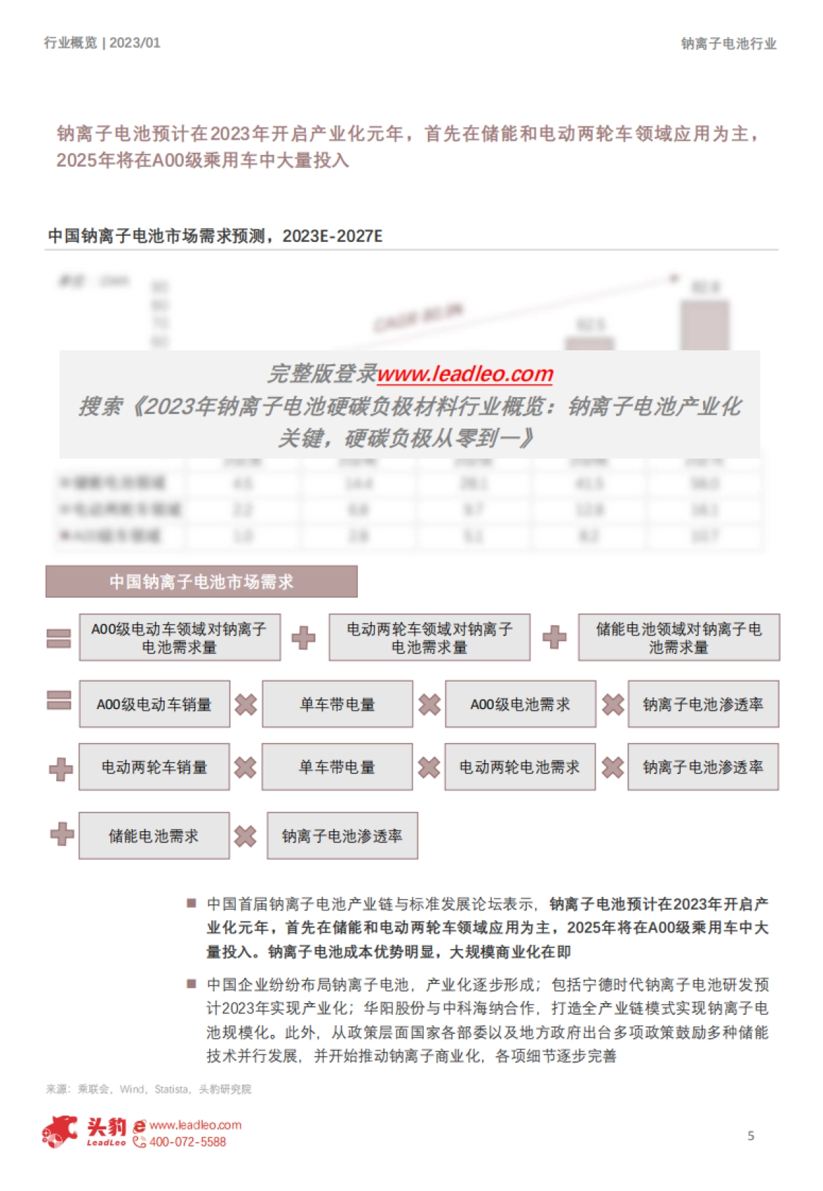 头豹:2023年钠离子电池硬碳负极材料行业概览-钠离子电池产业化关键-硬碳负极从零到一_第5页