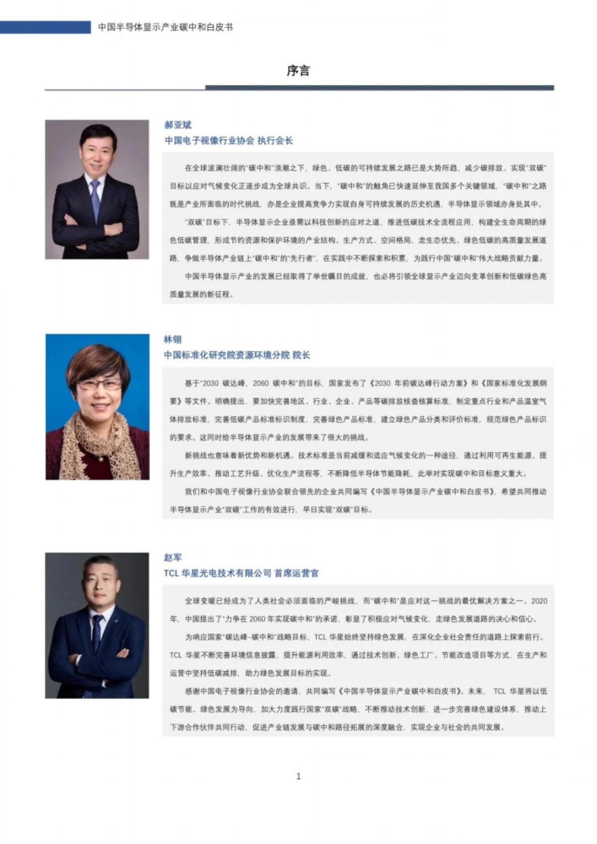 中国电子视像行业协会&TCL:中国半导体显示产业碳中和白皮书_第2页