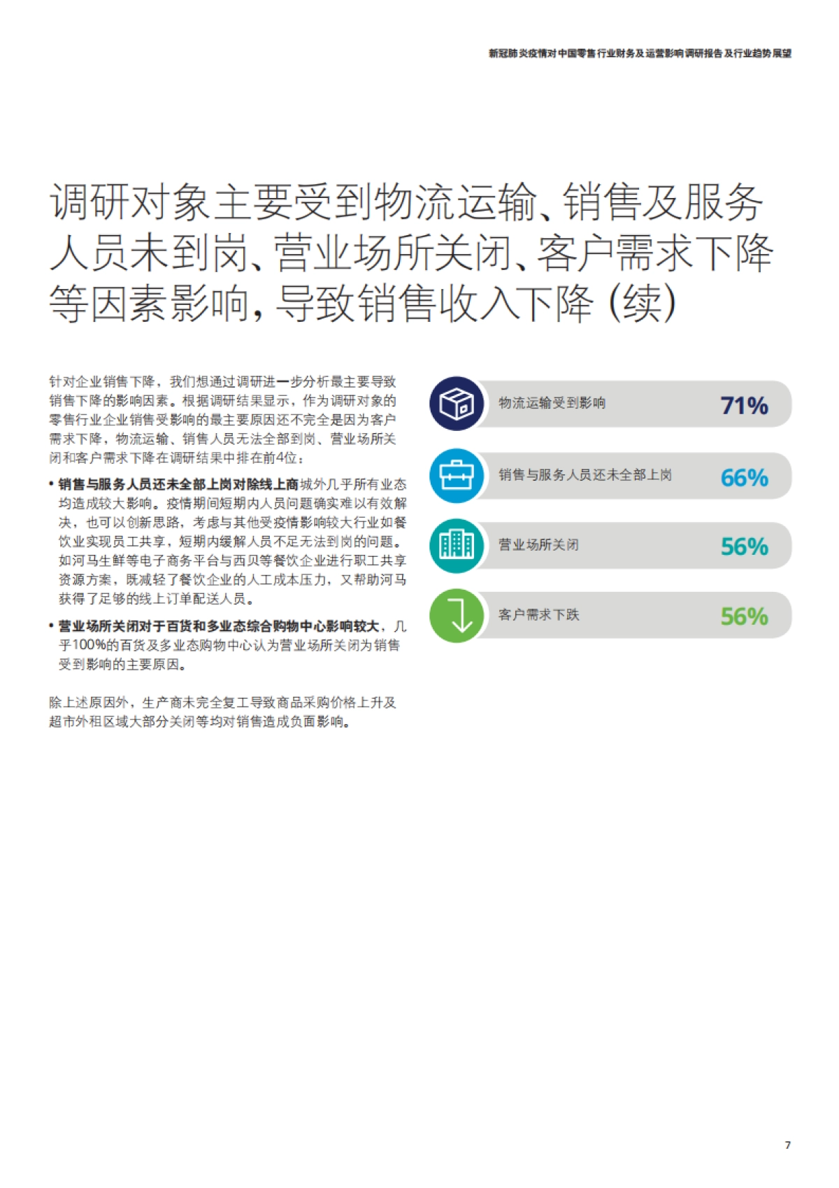 德勤咨询：新冠肺炎疫情对中国零售行业财务及运 营影响调研报告及行业趋势展望_第9页