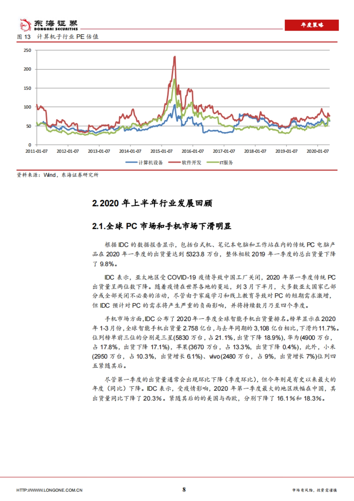 计算机行业2020年中期策略报告：关注IDC板块的投资机会_第8页