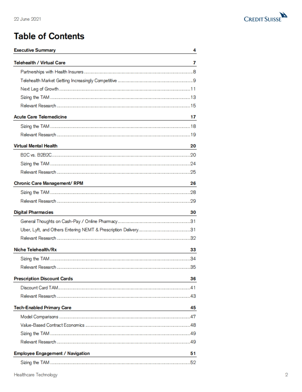 美股医疗科技行业-数字健康入门：医疗保健数字化转型将持续下去（英）-瑞信-83页_第2页