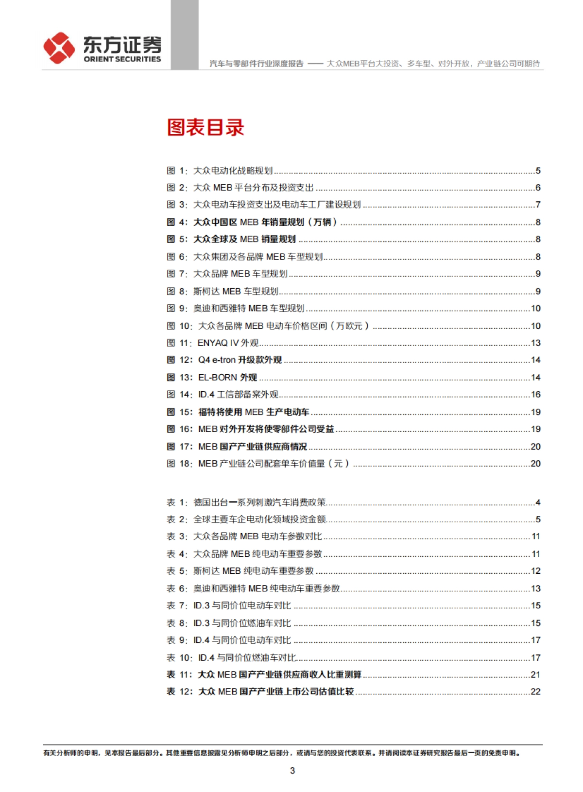 汽车与零部件行业:MEB平台系列报告之二-大众MEB平台大投资、多车型、对外开放,产业链公司可期待_第3页