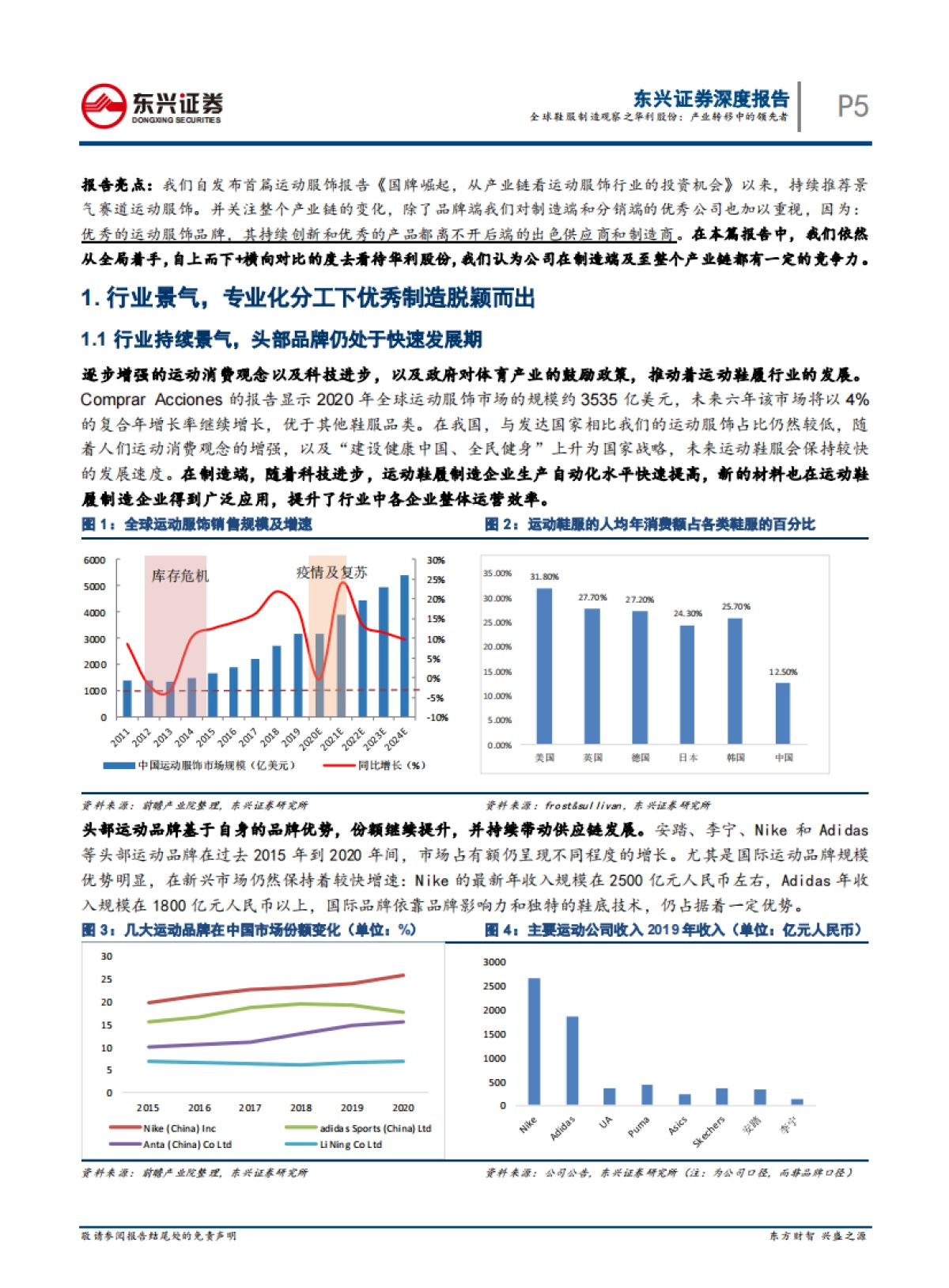 运动服饰行业：全球鞋服制造观察之华利股份，产业转移中的领先者-东兴证券-22页_第5页