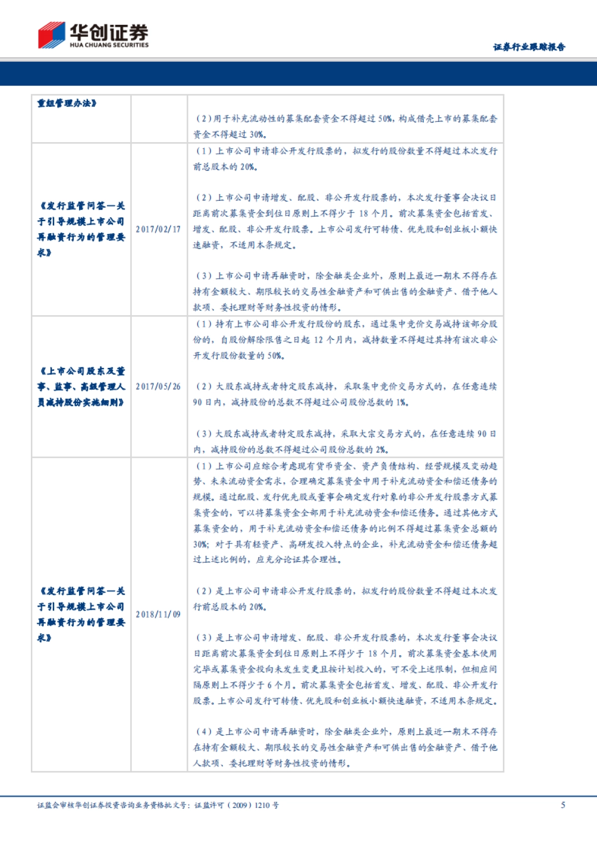 证券行业跟踪报告：再融资新规点评-吸引机构投资者，提高市场流动性_第5页