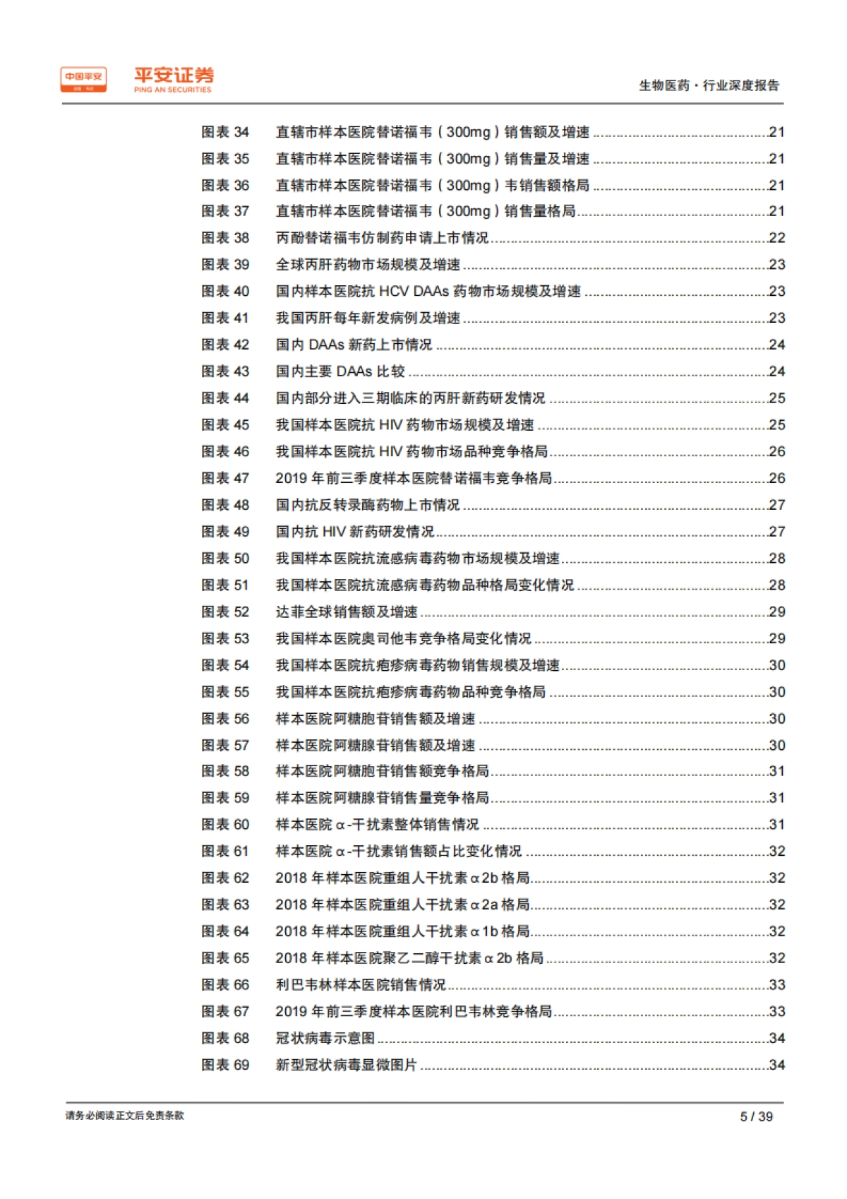 生物医药行业深度报告：抗病毒药物方兴未艾，仍存大量未满足需求_第5页