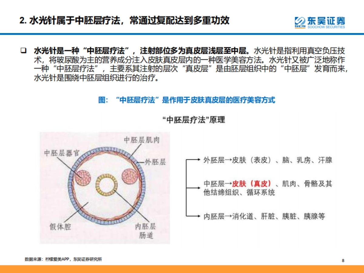 医疗美容行业颜值经济系列深度报告之三：进击的水光针持续高频、高增、本土化的“玻尿酸+”注射产品-东吴证券-2021.8.12-65页_第8页