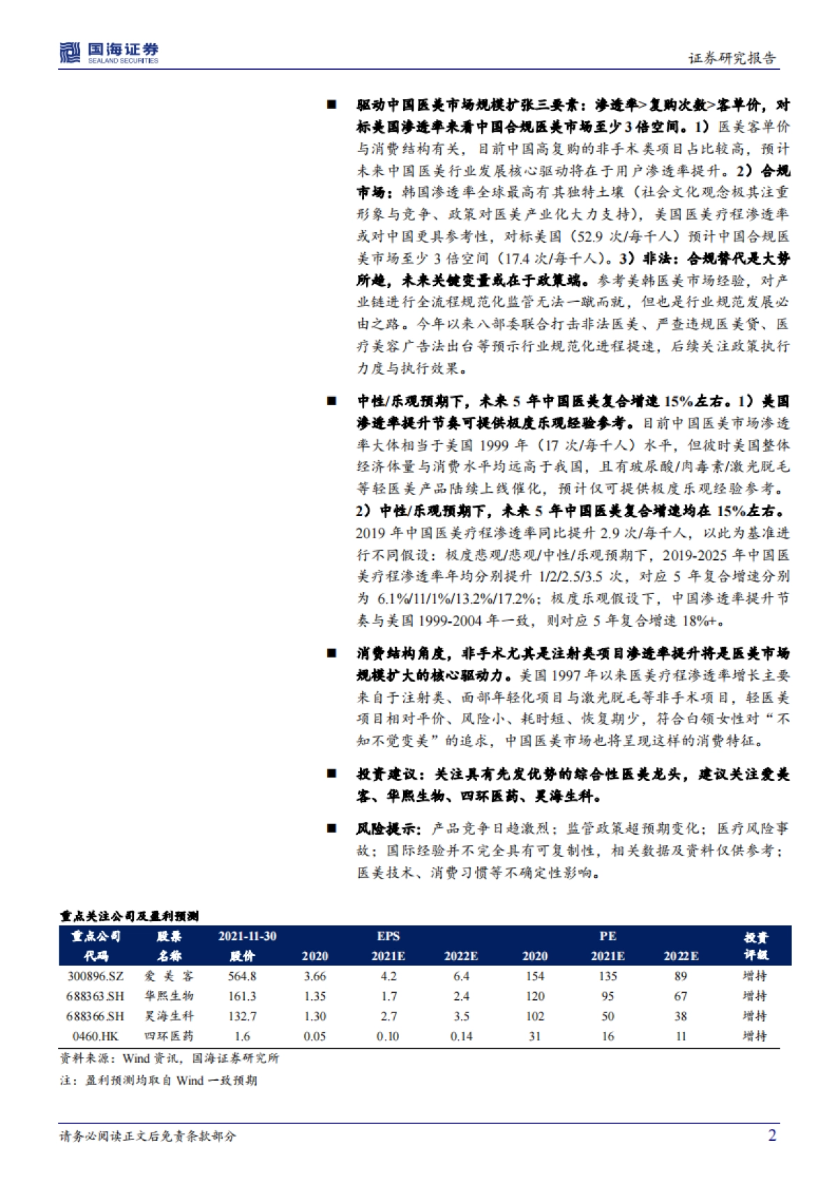 医美行业深度系列:对标成熟市场,探寻行业红利与市场空间_第2页
