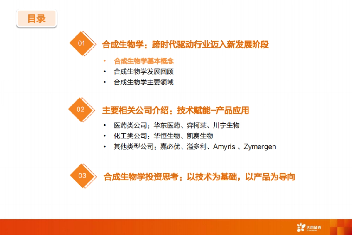 医药生物行业：合成生物学，未来已来，开启“造物”时代-天风证券-96页_第4页