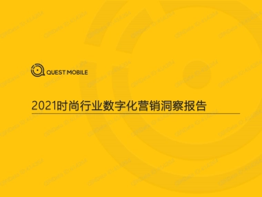 2021时尚行业数字化营销洞察报告