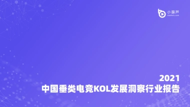 2021中国垂类电竞KOL发展洞察行业报告-小葫芦