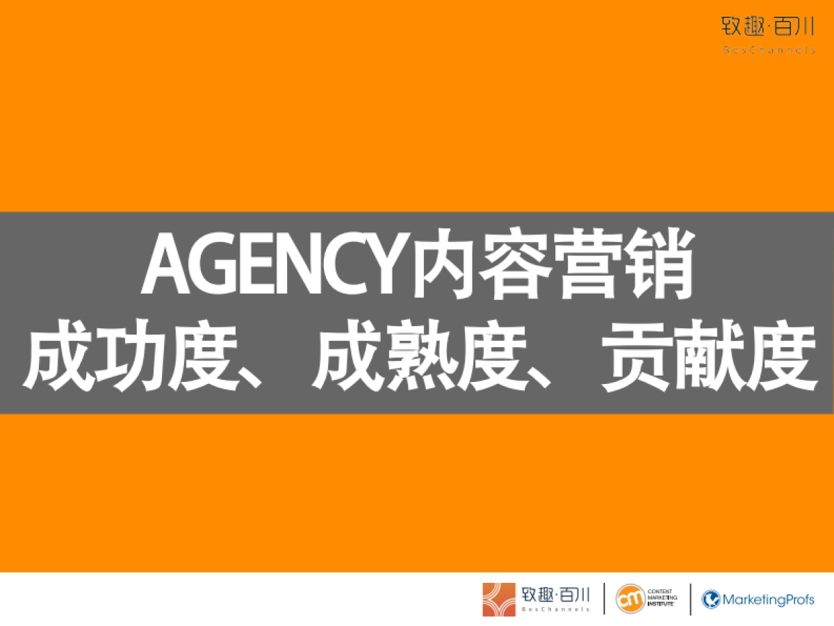 CMI：2019年Agency内容营销白皮书-营销服务商内容营销行业基准、预算及趋向-致趣百川解读版_第5页
