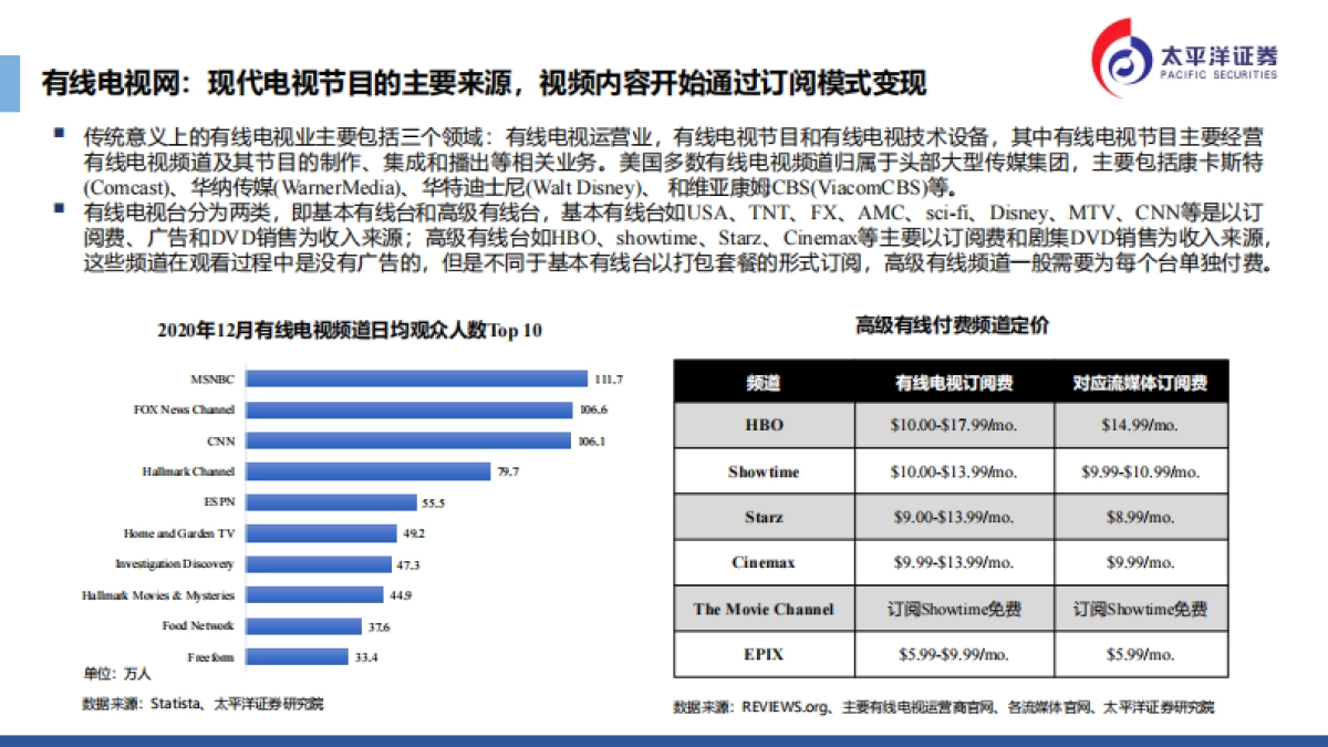 传媒行业：美国视频产业深度研究-太平洋证券_第10页