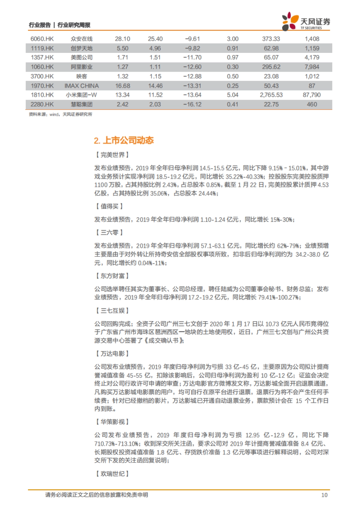 传媒行业研究周报：2月策略：虚拟经济外，还有与现实链接的渴望_第10页