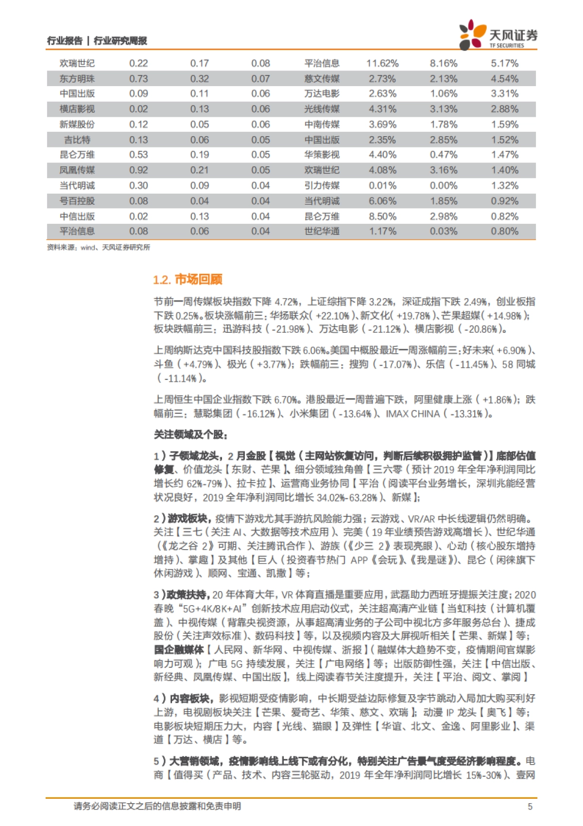 传媒行业研究周报：2月策略：虚拟经济外，还有与现实链接的渴望_第5页