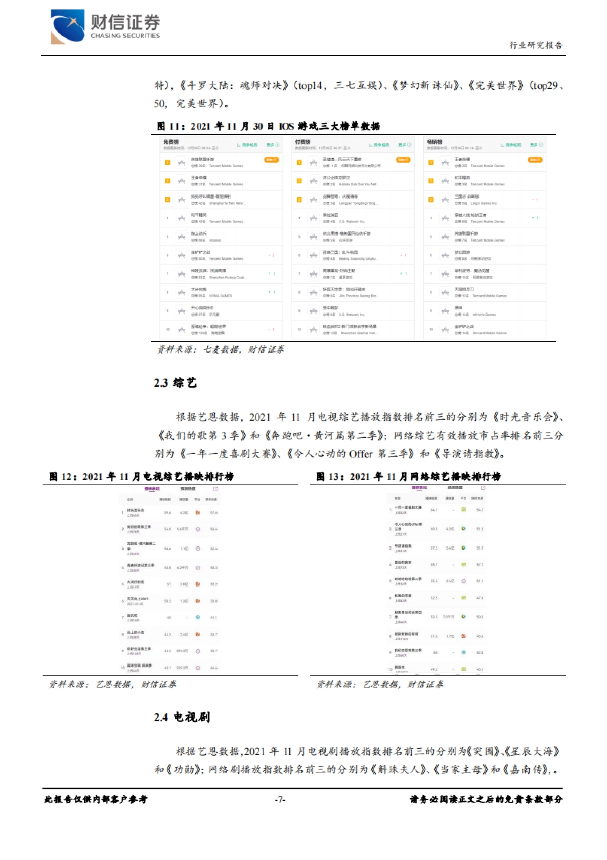 传媒行业月度报告：游戏版号有望近期重启，关注贺岁档跨年行情_第7页