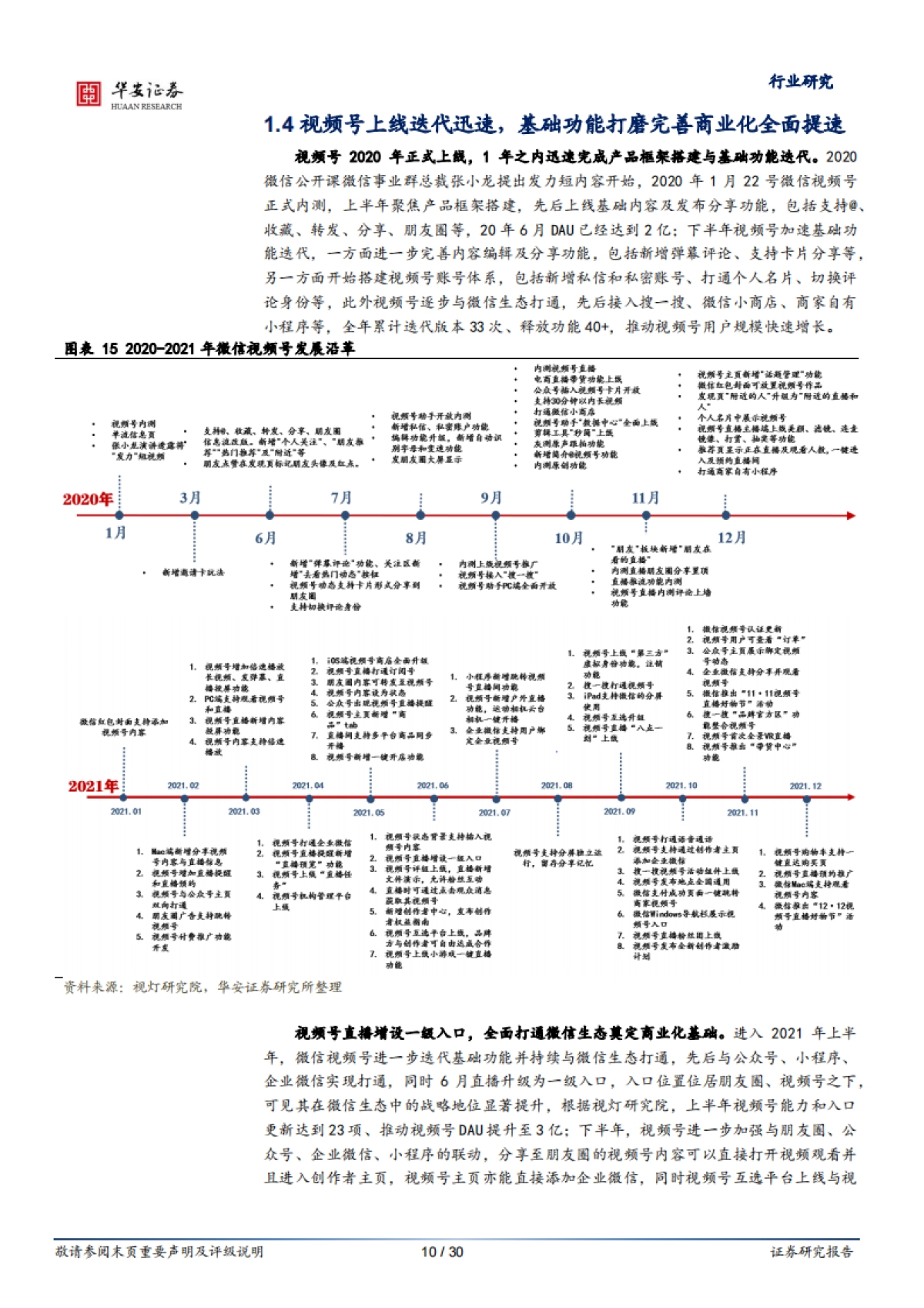 互联网传媒行业腾讯专题研究之一：视频号的本心与野望-华安证券-30页_第10页