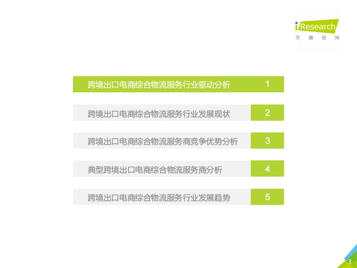 2021年中国跨境电商出口物流综合服务行业研究报告-艾瑞咨询-48页_第3页