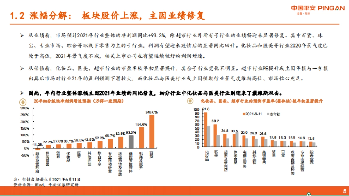 商贸零售行业2021年半年度策略报告：电商多元化趋势显现，新消费领域发展遇良机-平安证券_第5页