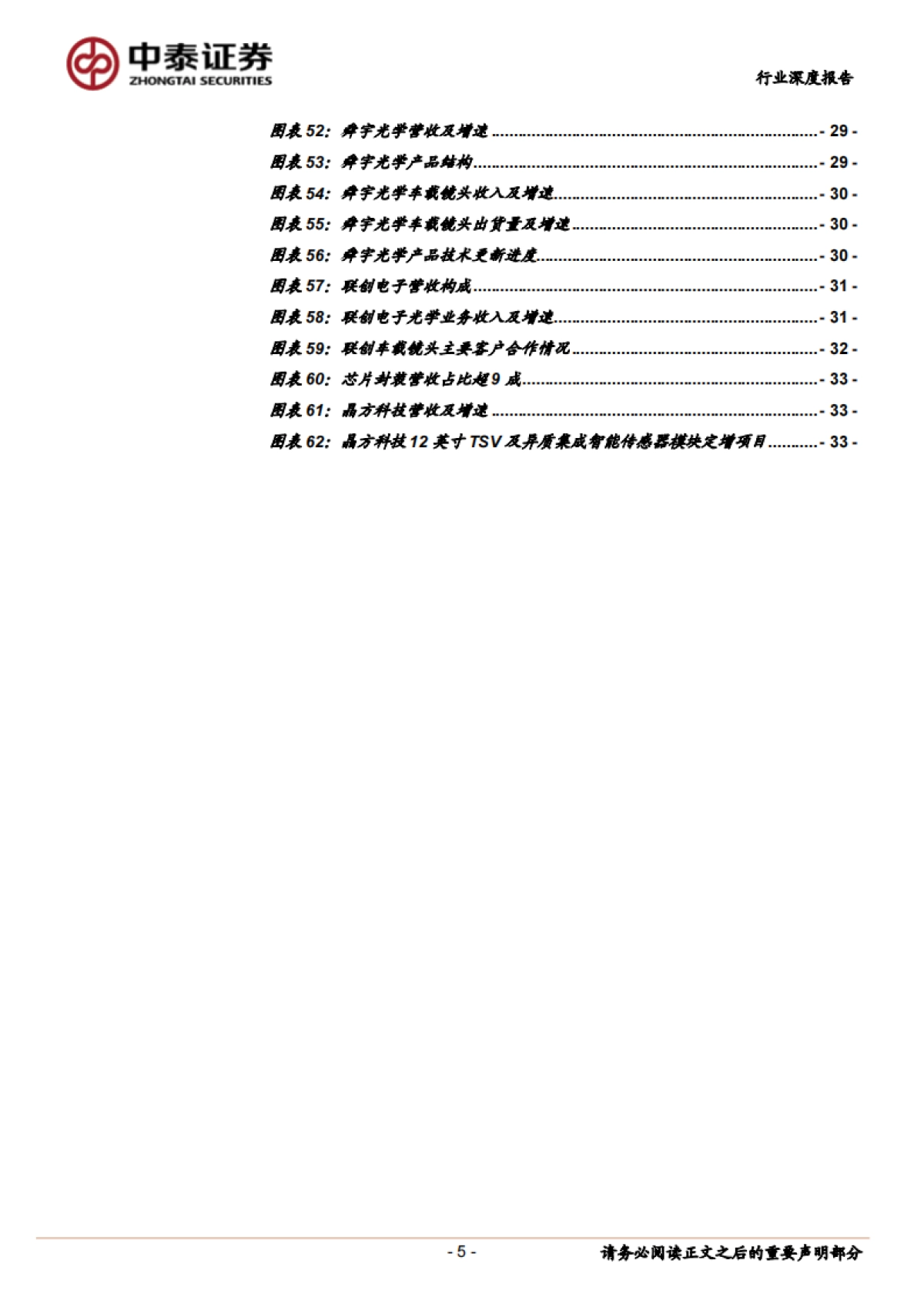 电子行业汽车电子系列报告：车载摄像头黄金赛道，领先厂商十年高成长_第5页