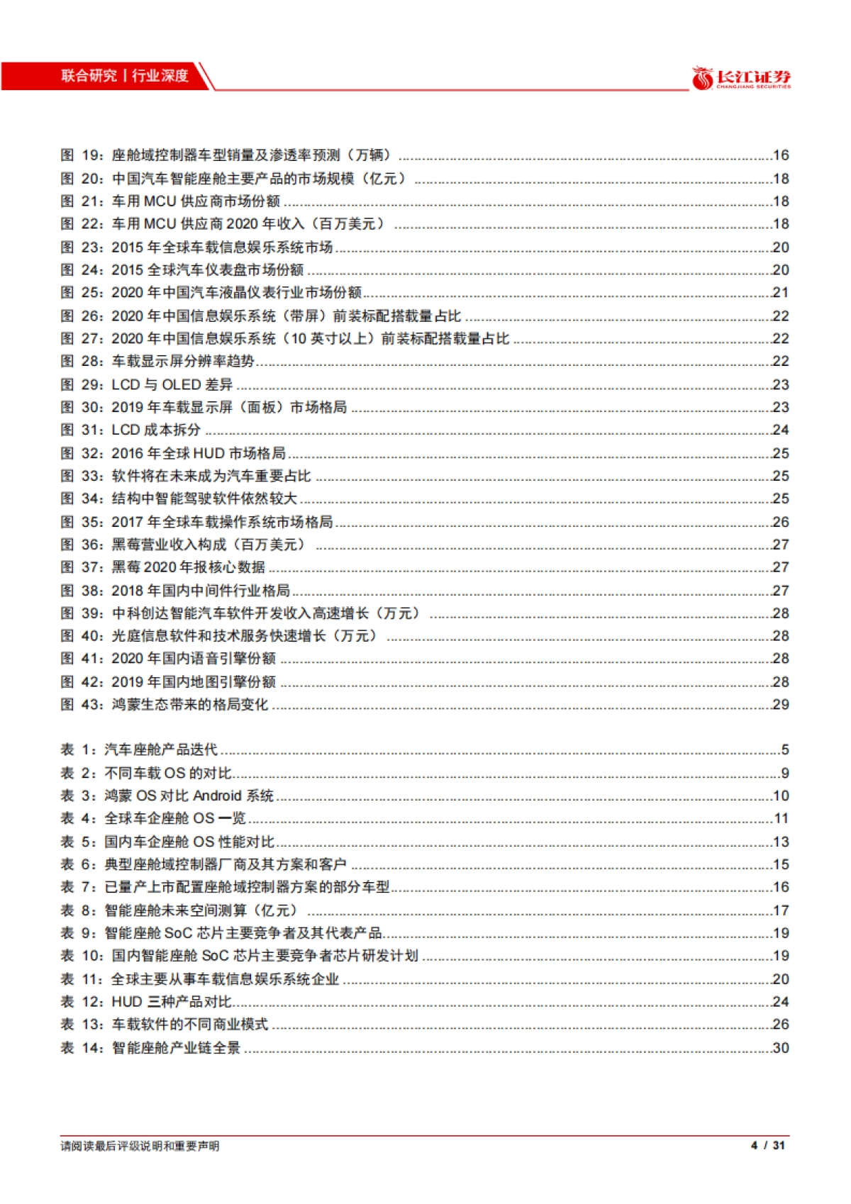 计算机行业华为“赋能”汽车系列之五：鸿蒙OS如何改变智能座舱生态？-长江证券-31页_第4页