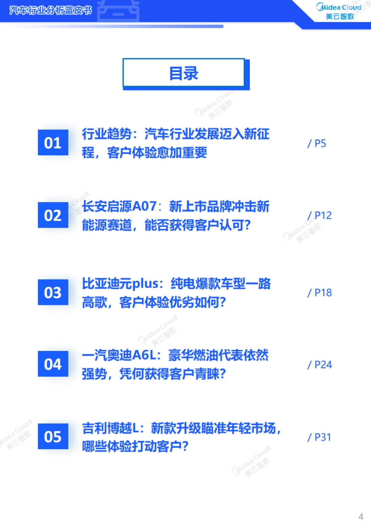 美云智数：2023汽车行业分析蓝皮书：客户体验篇_第4页