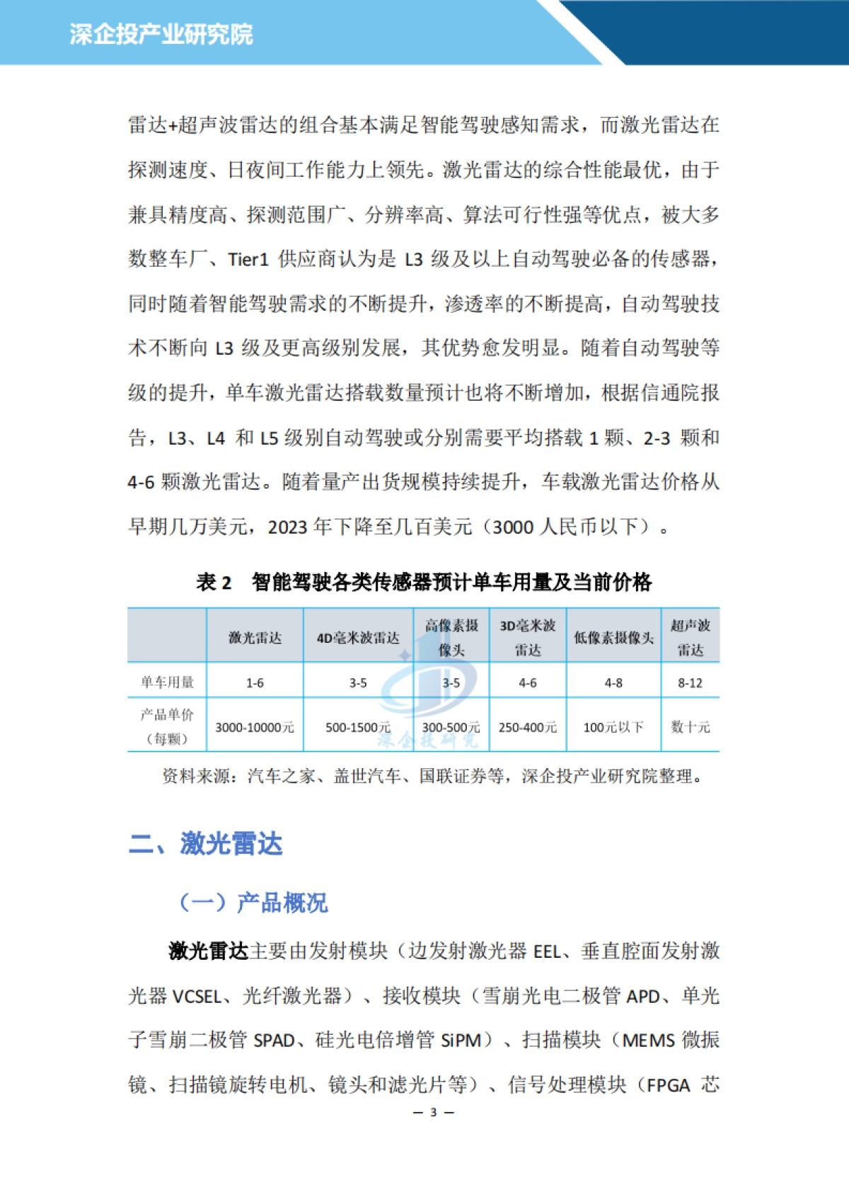 汽车雷达行业研究报告：多传感器融合为自动驾驶必由之路，激光雷达或迎来万亿市场_第6页